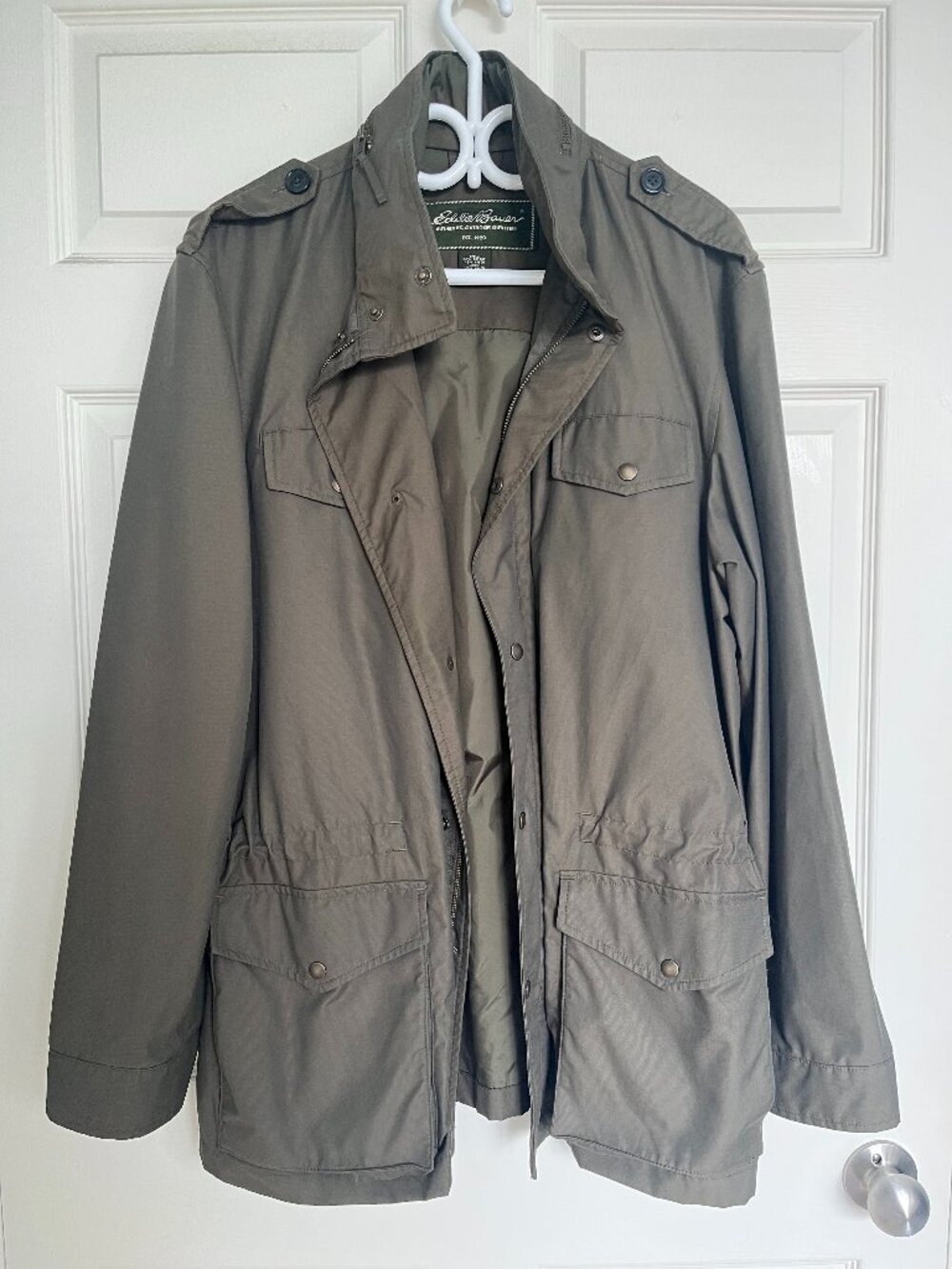 Eddie Bauer Men’s Military-Style Field Jacket (Size Large)